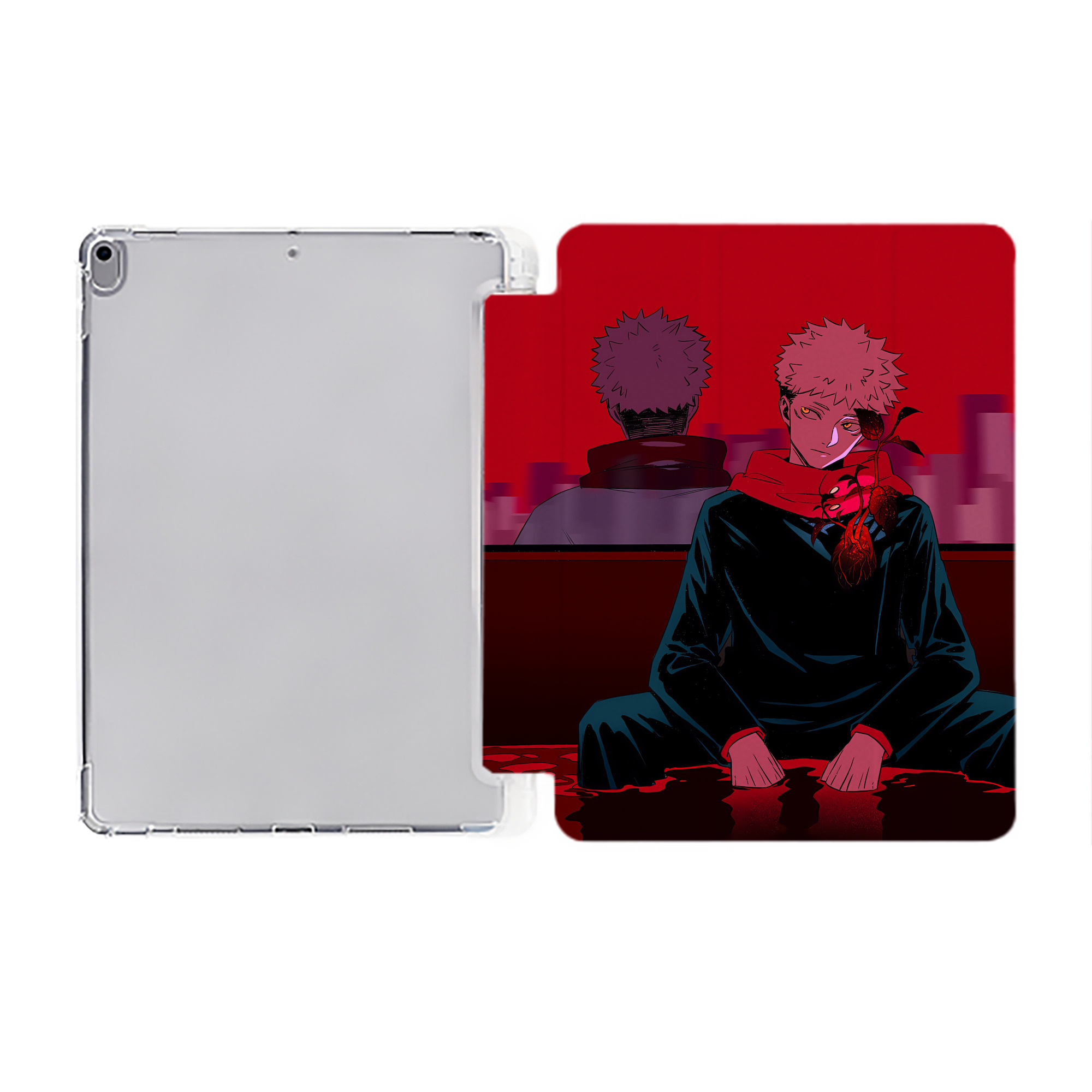 （画像用） SPY×FAMILY间谍家家酒 IPad ケース ペン収納付き 三つ折りスタンド PUレザー×シリコン 対応機種9.5/10.5/10.9インチ
